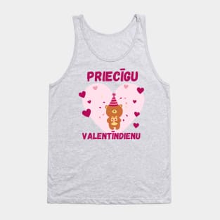 Latviski Priecīgu valentīndienu - latvietis Tank Top